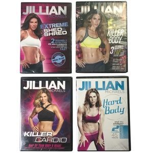 Jillian Michaels Workout DVD Lot of 4 New Sealed
